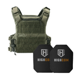 Agilite K19 3.0 Armor Bundle with Highcom 4SAS7 or 4S17M Level IV Plates (7.1lbs)